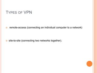 Virtual Private Network PPT