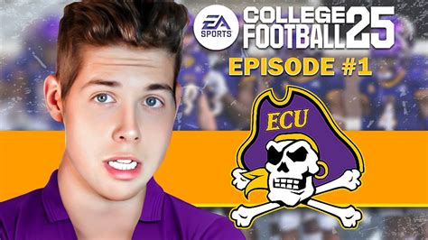 Rebuilding East Carolina In College Football 25 Dynasty Episode 1 Youtube