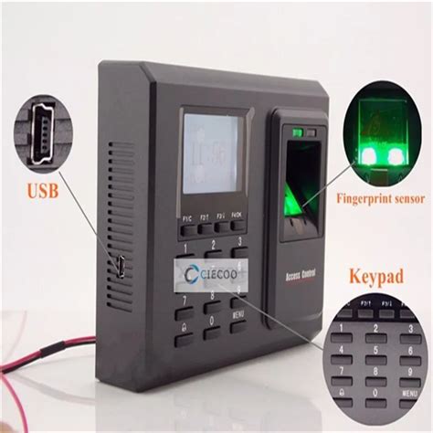 Zk F Biometric Fingerprint Access Control And Time Attendence Security