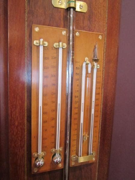 Fine Mid Victorian Inlaid Weather Station Sturmans Antiques