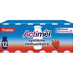 Yaourt Boire Fraise Actimel Intermarch