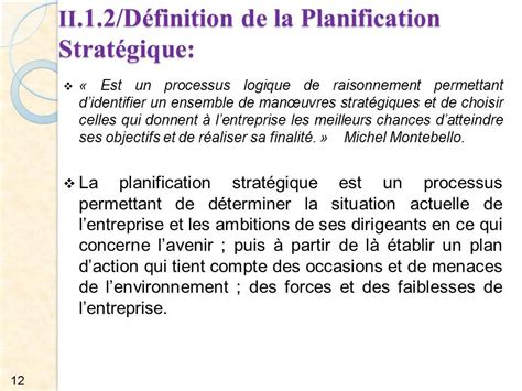 Processus De Planification Stratégique