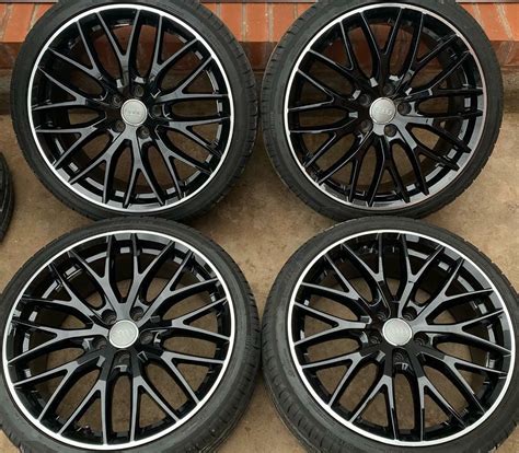 Audi A5 Black Edition 19 Inch Alloy Wheels 5 X 112 S5 A4 8 5j Et45 A3