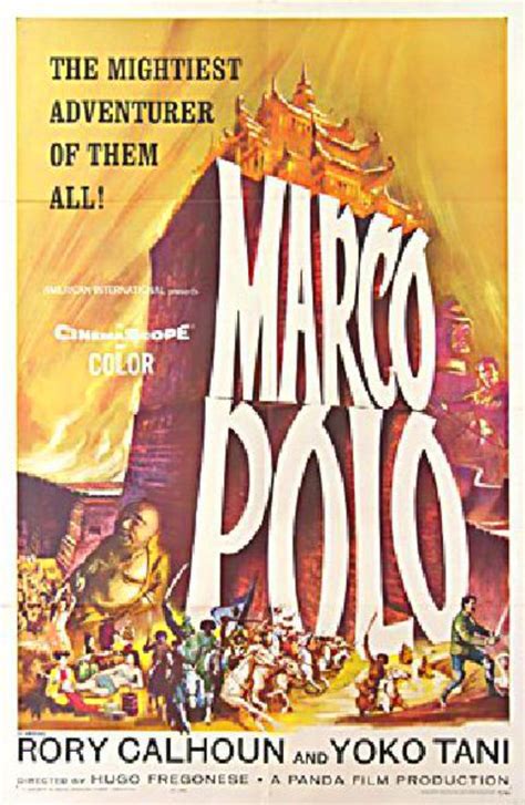 Marco Polo 1962 U.S. One Sheet Poster - Posteritati Movie Poster Gallery