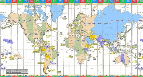 Standard Time Zone Chart Of The World In 1927 Map Presentation Arranged By World Time Zone