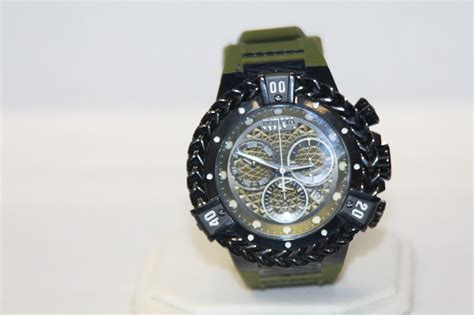 Men S Invicta Reserve Herc Model Swiss Quartz Stainless Steel