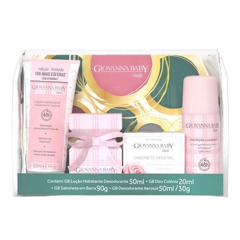 Kit Giovanna Baby Classic Lo O Hidratante Ml Deo Col Nia