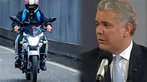 Iván Duque Está De Acuerdo Con Restricción A Parrillero En Bogotá Infobae