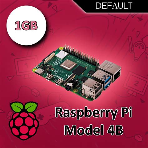 Микрокомпьютер Raspberry Pi 4 Model B купить по низким ценам в