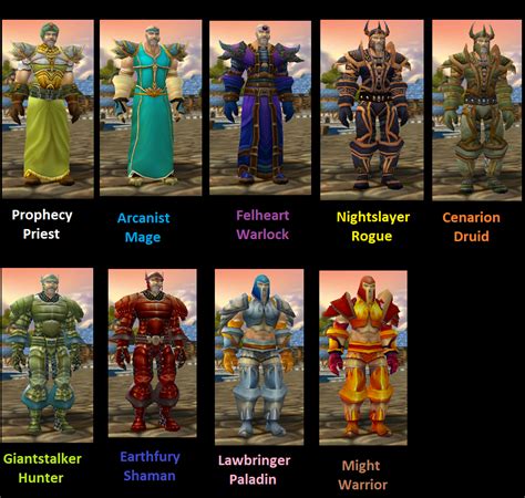 Easy Way To Decide Which Class You Should Pick Which Set Looks The Coolest Rclassicwow