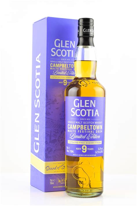 Glen Scotia 9 Jahre Unpeated Fino Sherry Finish Campbeltown Malts