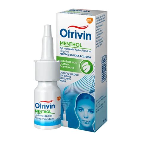 Otrivin Menthol Mg Ml Aerozol Do Nosa Ml Apteka Internetowa Medest