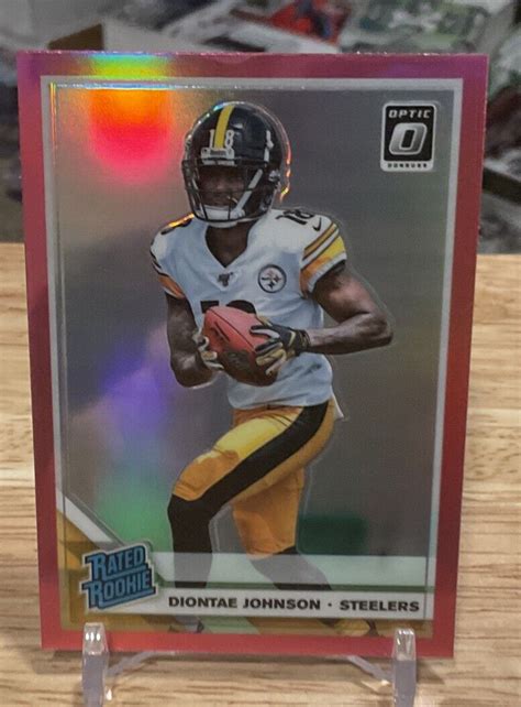 Panini Optic Diontae Johnson Rated Rookie Pink Prizm Ebay