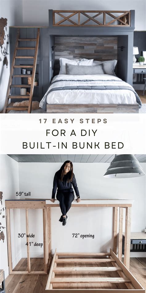 17 Easy Steps For A Diy Built In Bunk Bed Artofit