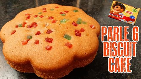 Parle G Biscuit Ka Cake Without Oven And Egg Easy Biscuit Cake