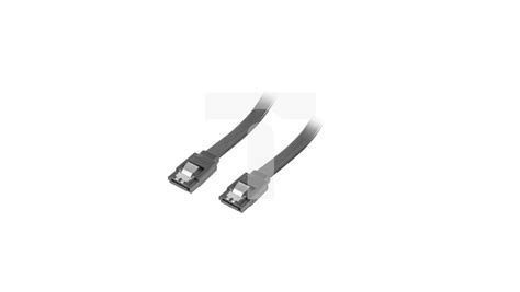 Kabel SATA DATA III 6GB S 0 5m Z Zatrzaskami Metalowymi Czarny