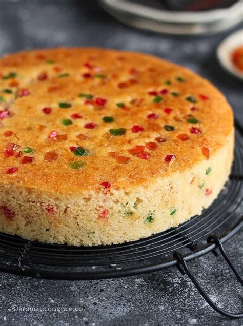 Rava Cake Sooji Cake Semolina Cake Eggless Aromatic Essence