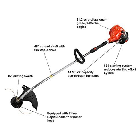 Echo Gt 225 2 Cycle 212cc Curved Shaft Gas Trimmer Pricepulse