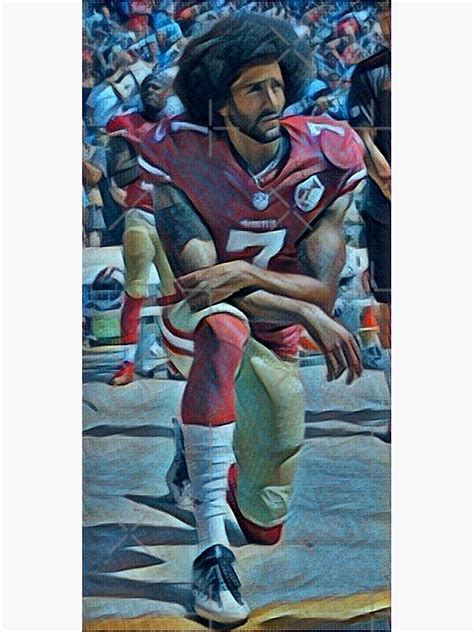 "Colin Kaepernick Kneeling" Framed Art Print for Sale by prouddesigns ...