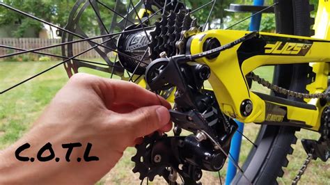 How To Tune And Replace The Cable On A Sram Derailleur Youtube