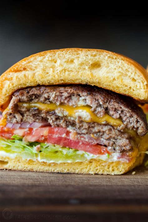 Smash Burger Recipe with Easy Sauce (VIDEO) - NatashasKitchen.com