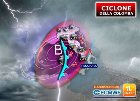 Meteo Da Mercoled Italia In Un Vortice Di Piogge Grandine E Neve Ma