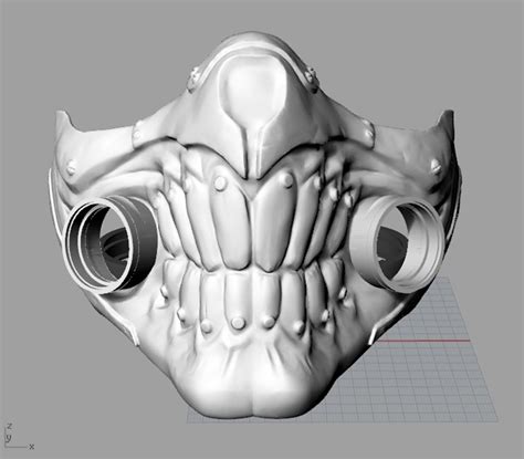 Free Stl File Covid Mask Immortan Joe Mad Max 😷・3d Print Design To