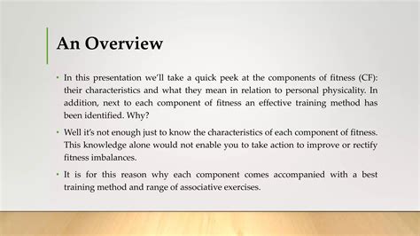 5 Components Of Fitness Ppt