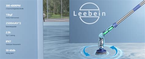 Leebein Elektrische Reinigungsb Rste Neues Spin Scrubber Mit