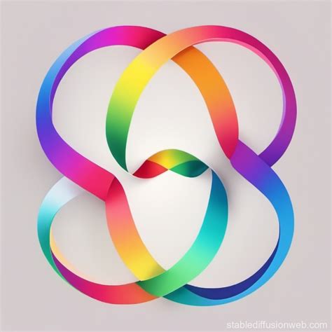 Logo Infinity Rainbow Colors Gender Symbols Prompts Stable Diffusion