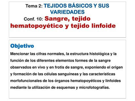 Sangre Tejido Hematopoyético y Tejido Linfoide Aliovys Caltona La