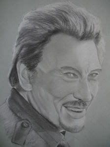 Herv Le Fur Dessins Portraits Johnny Hallyday Portraits Photo