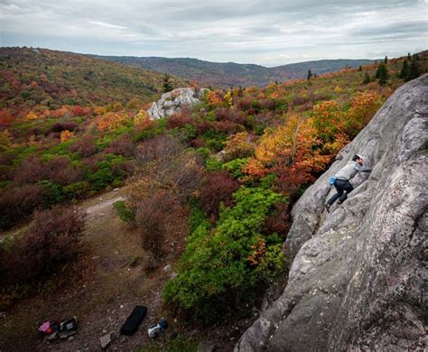 Camping and Hiking in Grayson Highlands State Park, VA