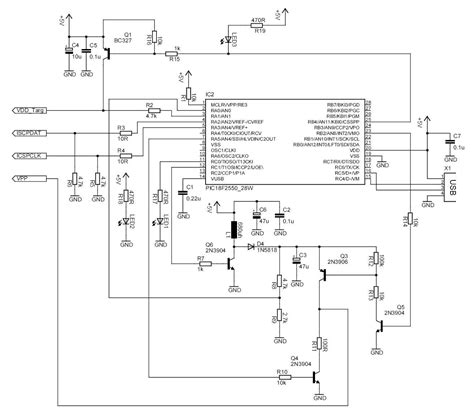 Pickit 2 Circuit Diagram Schematic