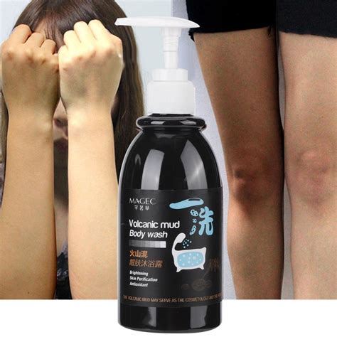 Meyis 250ML Volcanic Mud Body Wash Whitening Moisturizing Firming Arm