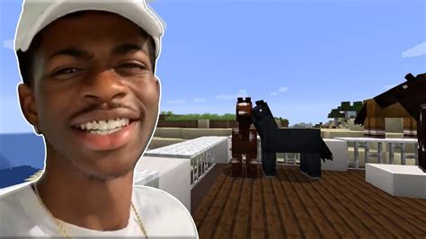 Lil Nas X Chilling In Minecraft Youtube