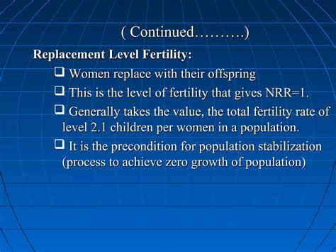 Measures Of Fertility Ppt