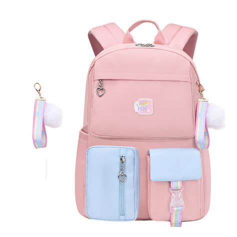 Primary School Backpack Rainbow Waterproof School Bag