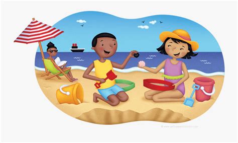 Clip Art Beach Illustration Go To The Beach Cartoon Free