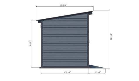 8x8 Storage Shed Plans - Shedplans.org