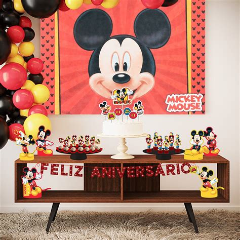 Kit Festa Infantil Mickey Mouse Piffer PT 1 UN Festas Kalunga