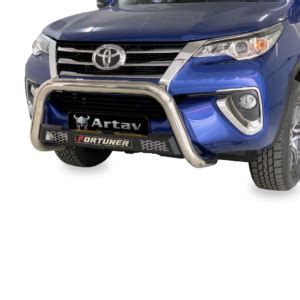 Toyota Fortuner Honeycomb Nudge Bar Stainless 1 Artav Stainless Steel