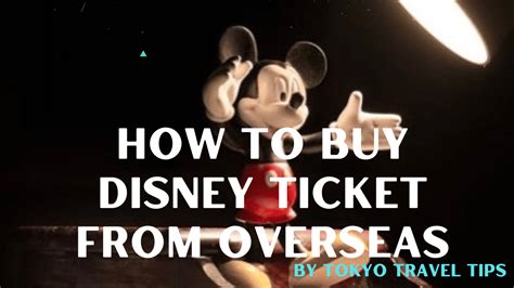 How to buy Disneyland and DisneySea tickets from outside Japan - TOKYO ...