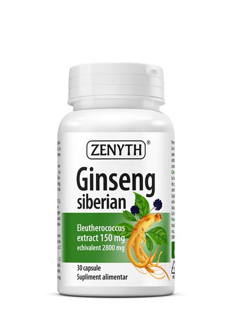 Ginseng Siberian Mg Capsule Zenyth