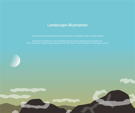 Landscape Mountain Illustration on Behance