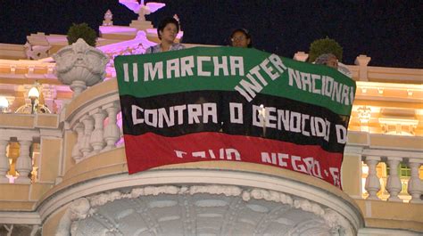 Rede Globo Em Movimento Acompanhamos A Marcha Contra O Genoc Dio Do