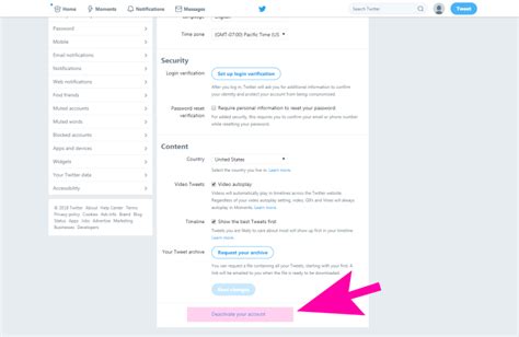 How To Delete A Twitter Account Or Deactivate It In