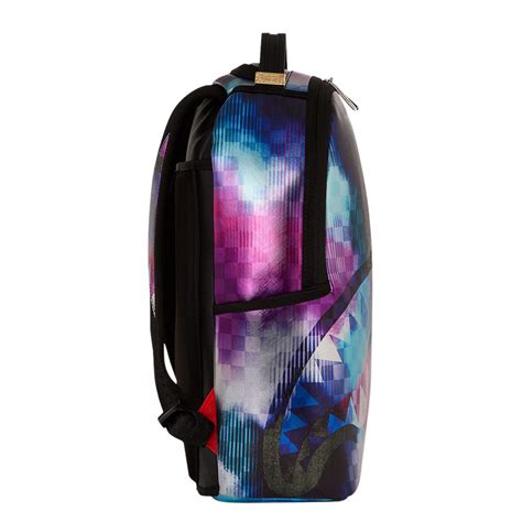 Sprayground Metallic Tye Dye Check Dlxv Backpack