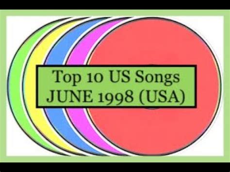 Top 10 US Songs JUN 98 S Twain Jon B Usher S McLachlin Brandy