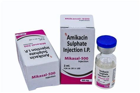 Amikacin Inj 500 Mg At Rs 90 Piece Amikacin Sulphate Injections In